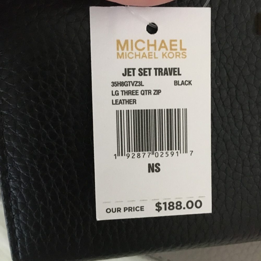 Michael Kors jet set LG three quarter zip wallet - Picture 6 of 7